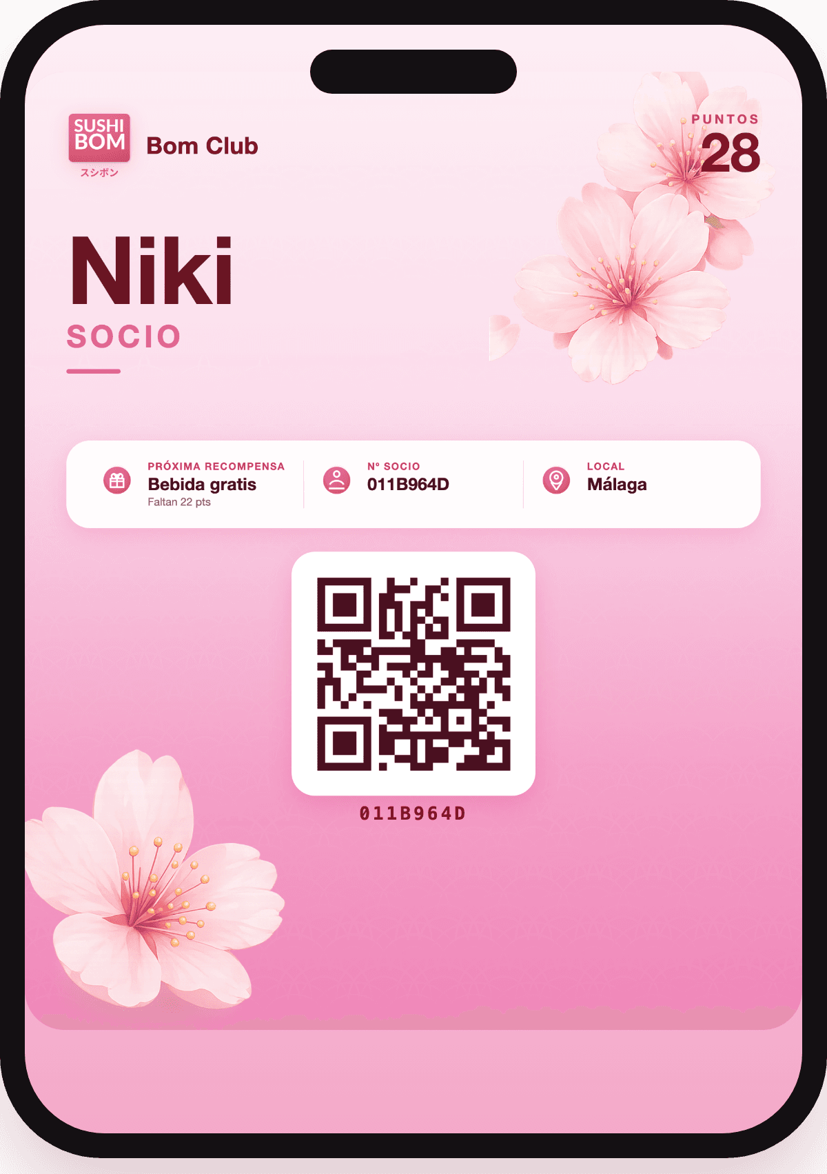La tarjeta Bom Club en el móvil, lista para Apple Wallet y Google Wallet